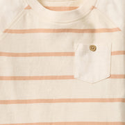 Basic Stripe Boy Tee & Shorts Set